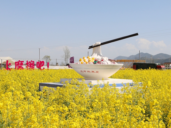 游勉县油菜花海  青山绿水花金黄   文/张根劳(图7) 图片8.jpg