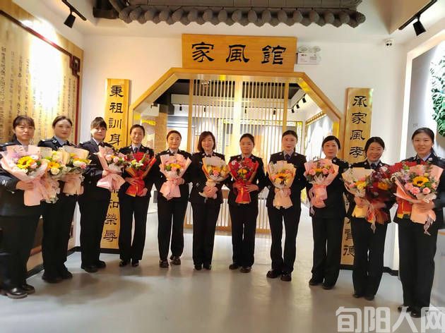 陕西旬阳公安:第三党支部开展“巾帼绽芳华,廉风润警心”庆三八主题党日活动(图3) 妇女.jpg